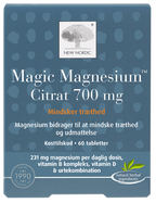 NEW NORDIC Magnija Citrāts Magic - 60 tabletes