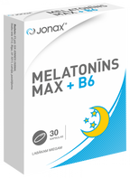 JONAX Melatonīns Max ar B6, 30 kapsulas