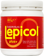 LEPICOL pulveris 180 g — zarnu tranzīta un gremošanas atbalsts
