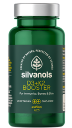 D3+K2 Booster kapsulas SILVANOLS — 60 gab.
