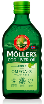 MOLLERS Zivju Eļļa ar Ābolu Aromātu – 250 ml