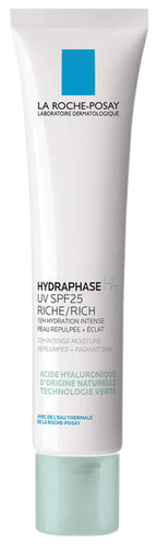 LA ROCHE-POSAY Hydraphase SPF 25 – bagāts mitrināšanas krēms sejai, 40 ml