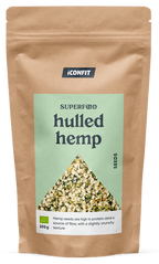 ICONFIT Bioloģiskas kaņepju sēklas bez čaulas, 200 g