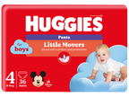 HUGGIES autiņbiksītes S4 zēniem, 9-14kg, Jumbo Pack ar 36 gab., pull-up modeja