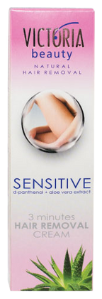 Sensitīvai ādai paredzēts VICTORIA BEAUTY depilācijas krēms, 100 ml