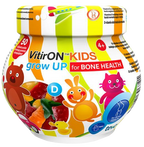 VITIRON Kids Grown UP kaulu attīstībai iebiezinātas pastilas (4+ gadi), 50 gab.
