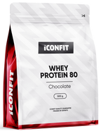 ICONFIT Whey Protein 80 pulveris Šokolādes garšā, 500 g