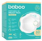 BABOO Premium vienreizlietojamie krūštura ieliktņi, 60 gab.