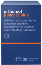 ORTHOMOL Junior Omega Plus 90 gab. konfektes