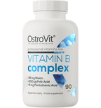 OstroVit Kompleksās B vitamīnu tabletes, 90 gab.