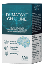 DEMATSYT CHOLINE - 30 kapsulu iepakojums nervu sistēmai un atmiņai