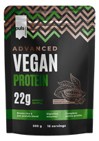 Šokolādes un Lazdu Riekstu Vegāns Proteīns Pulveris PULS NUTRITION Advanced — 500 g