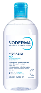 BIODERMA Hydrabio H2O micelārais ūdens 500 ml dermatoloģiskai ādas tīrīšanai