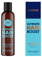 MOERIE Ultimate Hair Boost Mitrinošs šampūns plāniem matiem, 250 ml