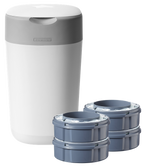 TOMMEE TIPPEE Twist&Click - 4 kasetes un autiņbiksīšu konteineris vienas vienības paketē