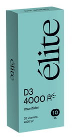 ELITE D3 Vitamīns 4000 SV — aerosola sprejs 10 ml