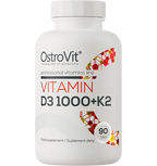 OSTROVIT D3 1000 IU un K2 - 90 tablešu iepakojums