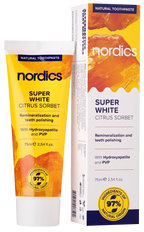 NORDICS Citrus Sorbet Super White zobu pasta, 75 ml