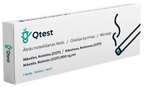 QTEST Nikotīna ātrā noteikšanas josla (COT) — 1 gab.