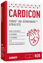 ICONFIT Cardicon — 30 kapsulas blisterī