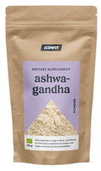 ICONFIT organiskā Withania somnifera pulveris, 150 g