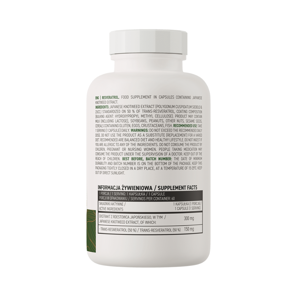 OstroVit Resveratrol VEGE 60 kapslit – toetab tervist ja igapäevast energiat OstroVit Resveratrol VEGE 60 kapslit – toetab tervist ja igapäevast energiat