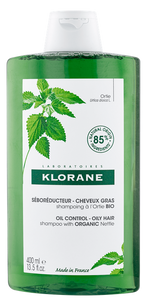 KLORANE Nātru šampūns, 400 ml taukainiem matiem