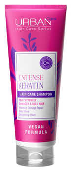 URBAN CARE Keratīna intensīvais šampūns 250 ml bojātiem matiem