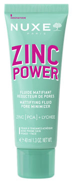 NUXE Mattējošs fluīds ar cinku - poru minimizators, 40 ml