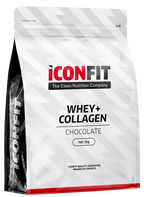 ICONFIT Whey+Kolagēns - pulveris ar šokolādes garšu, 1000 g