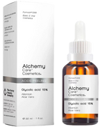 ALCHEMY serums ar 15% glikolskābi, 30 ml nakts pīlingam