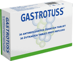 GASTROTUSS Košļājamās tabletes pret gastroezofageālo refluksu, 24 gab.