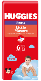 Huggies Mega Pack 6 autiņbiksītes zēniem, svars 15-25kg, 44 gab.