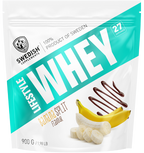 SWEDISH SUPPLEMENTS Lifestyle Whey Banānu šķipsnas garšas pulveris, 900 g