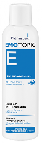 PHARMACERIS E Emotopic emulsija 400 ml vannas produkts
