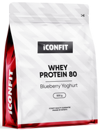 ICONFIT Whey Protein 80 Pulveris - Melleņu jogurta garšas, 500 g