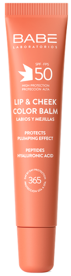 BABE Balzams lūpām un vaigiem SPF 50 Nude, 20 ml