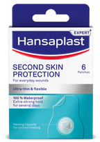 HANSAPLAST Second Skin Protection hidrokoloīdie plāksteri – 6 gab.