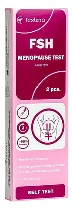 FSH menopauzes diagnostikas testi, 2 gabali
