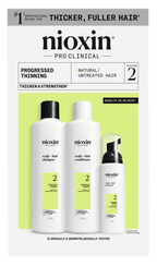 NIOXIN 2. sistēma komplekts dabiskiem matiem ar progresējošu plānumu