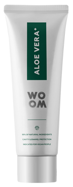 WOOM Aloe Vera+ zobu pasta dabiskai smaganām un zobiem, 75 ml