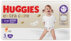 HUGGIES Extra Care biksītes S5 (12-17kg), 34 gab. — Pants ar četrkārtēju aizsardzību