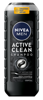 NIVEA Men Active Clean šampūns 500 ml matu un galvas ādas kopšanai