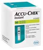 ACCU-CHEK Instant testa strēmeles — 50 gab.