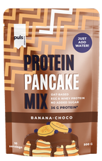 PULS NUTRITION Banānu-Šokolādes Protein Pancake Mix, 500 g