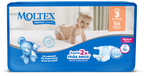 MOLTEX Premium Comfort Midi 3 (4-10 kg) - autiņbiksītes iepakojumā 56 gab.