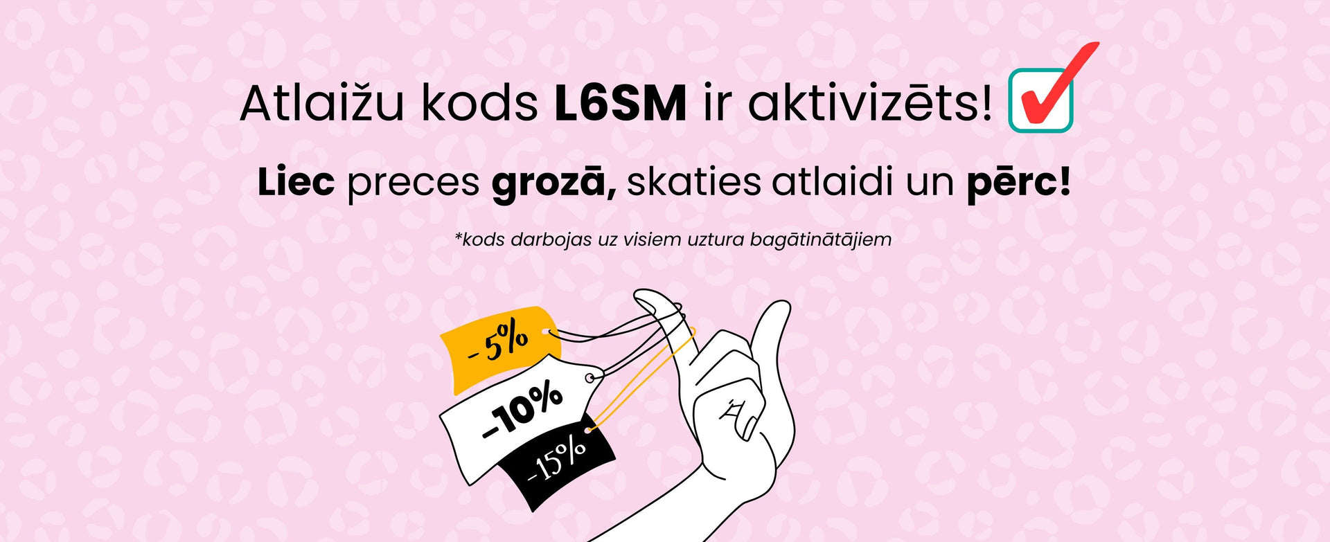 Uztura bagātinātāji ar klienta QR koda atlaidi