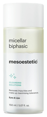 MESOESTETIC Divfāžu micelārais attīrīšanas līdzeklis, 150 ml