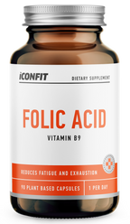 ICONFIT B9 Vitamīns (Folijskābe) - 90 kapsulas 400 μg
