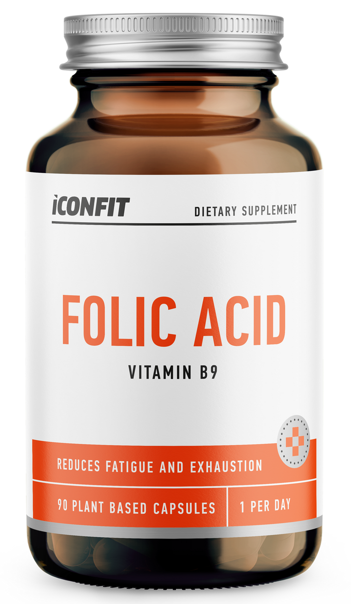 ICONFIT B9 Vitamīns (Folijskābe) - 90 kapsulas 400 μg